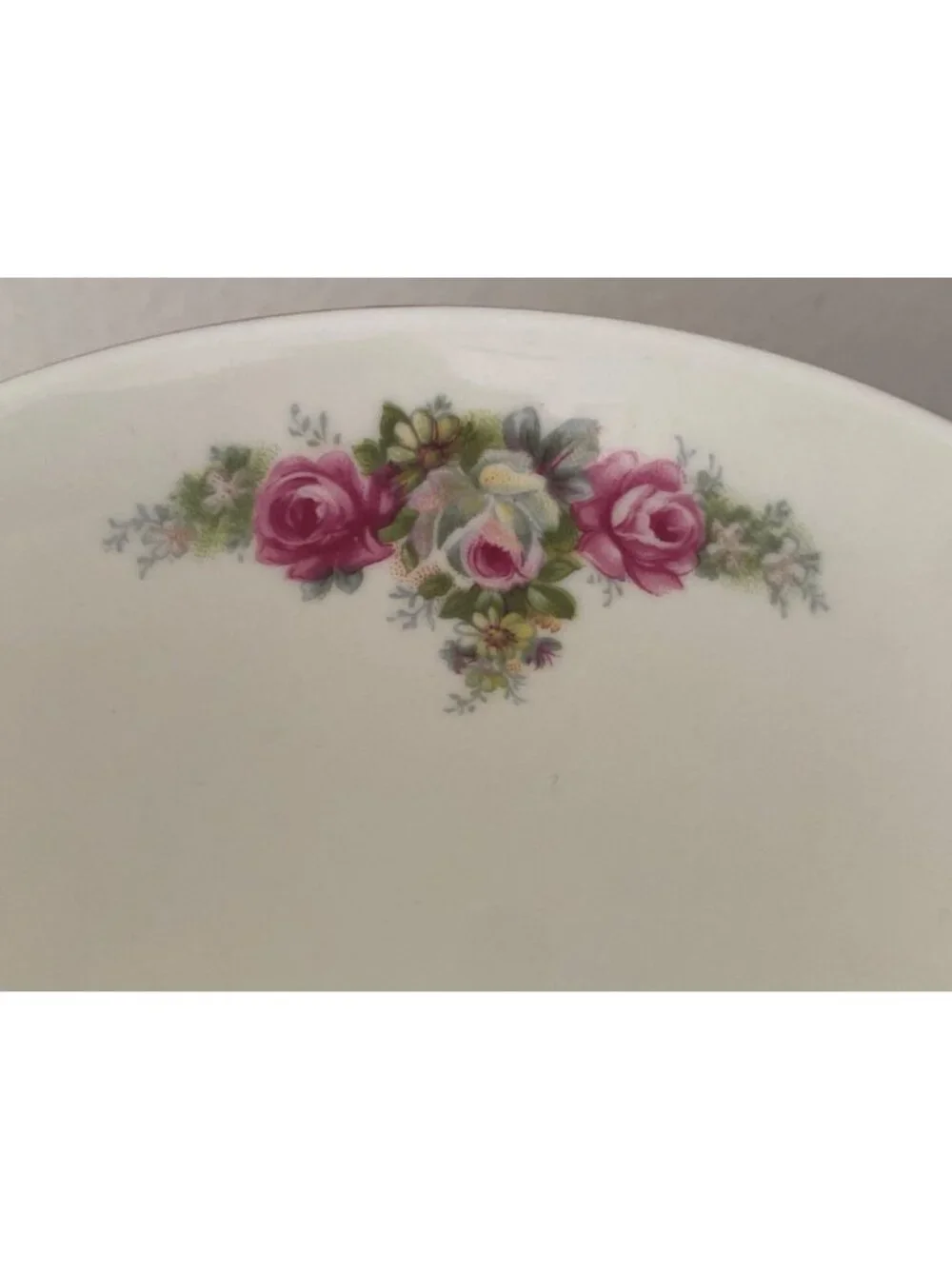 VTG Crown Trent Cup Saucer Pink Lavender Floral Chintz England Replacement